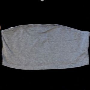 grey tube top, worn once, was a gift
